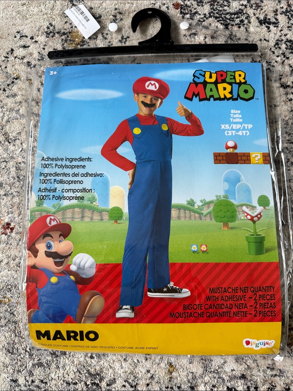 Super Mario Kids Costume - Mario Red & Blue - Disguise